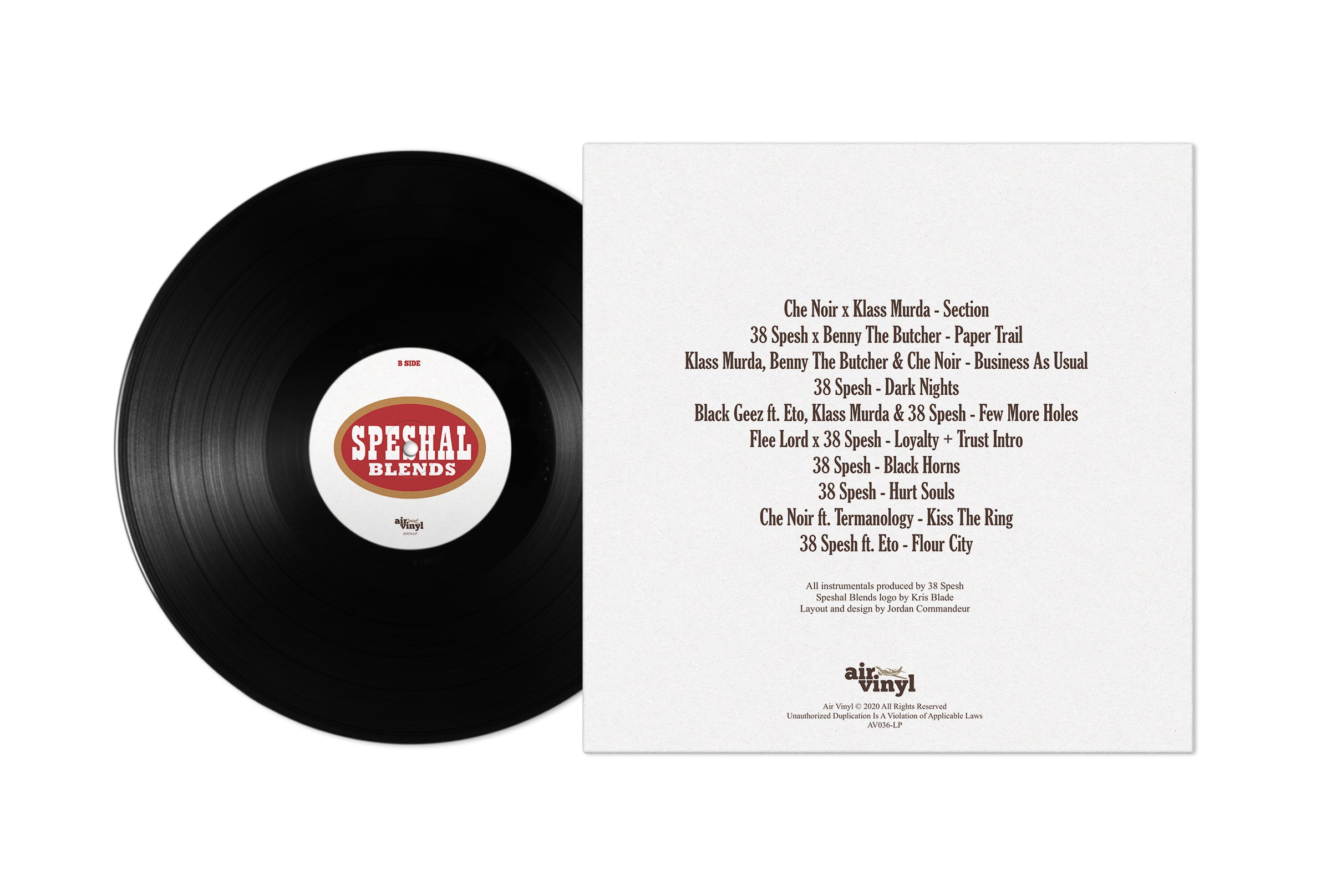 Speshal Blends (Vol. 1) (LP)
