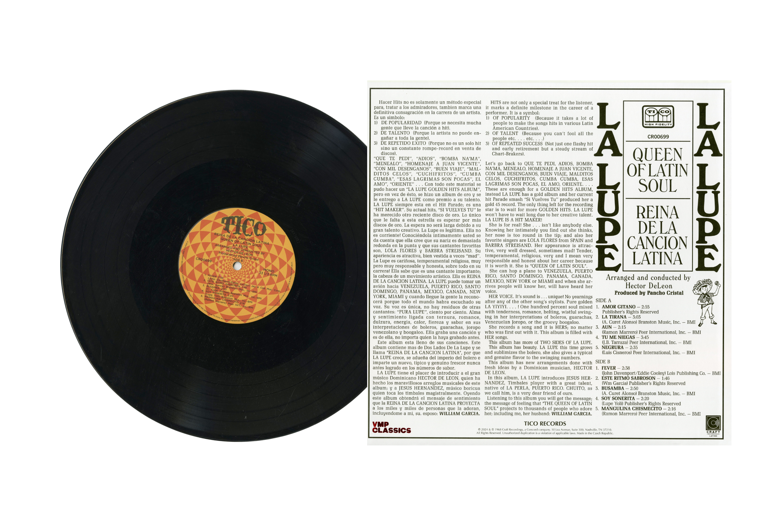 Queen of Latin Soul / Reina De la Cancion Latina (LP)