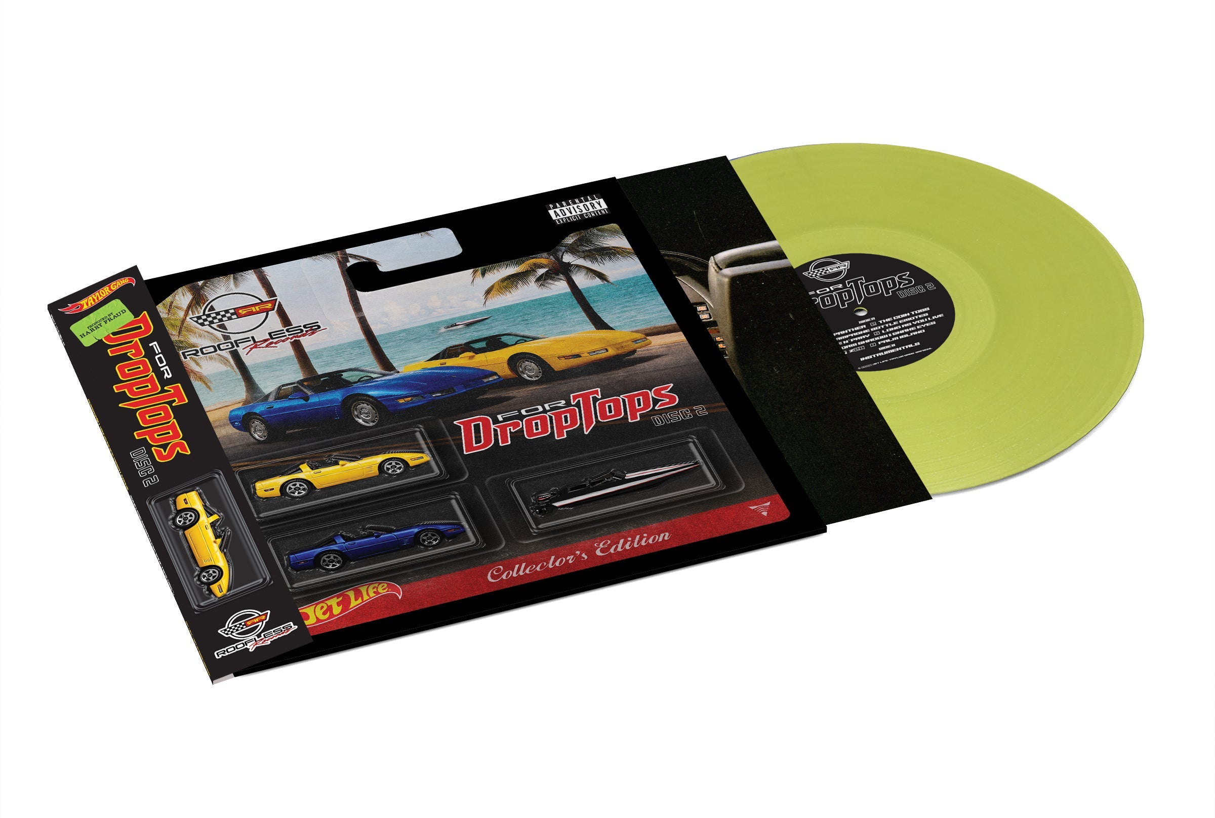 Roofless Records For Drop Tops (Metallic Yellow LP w/ OBI)