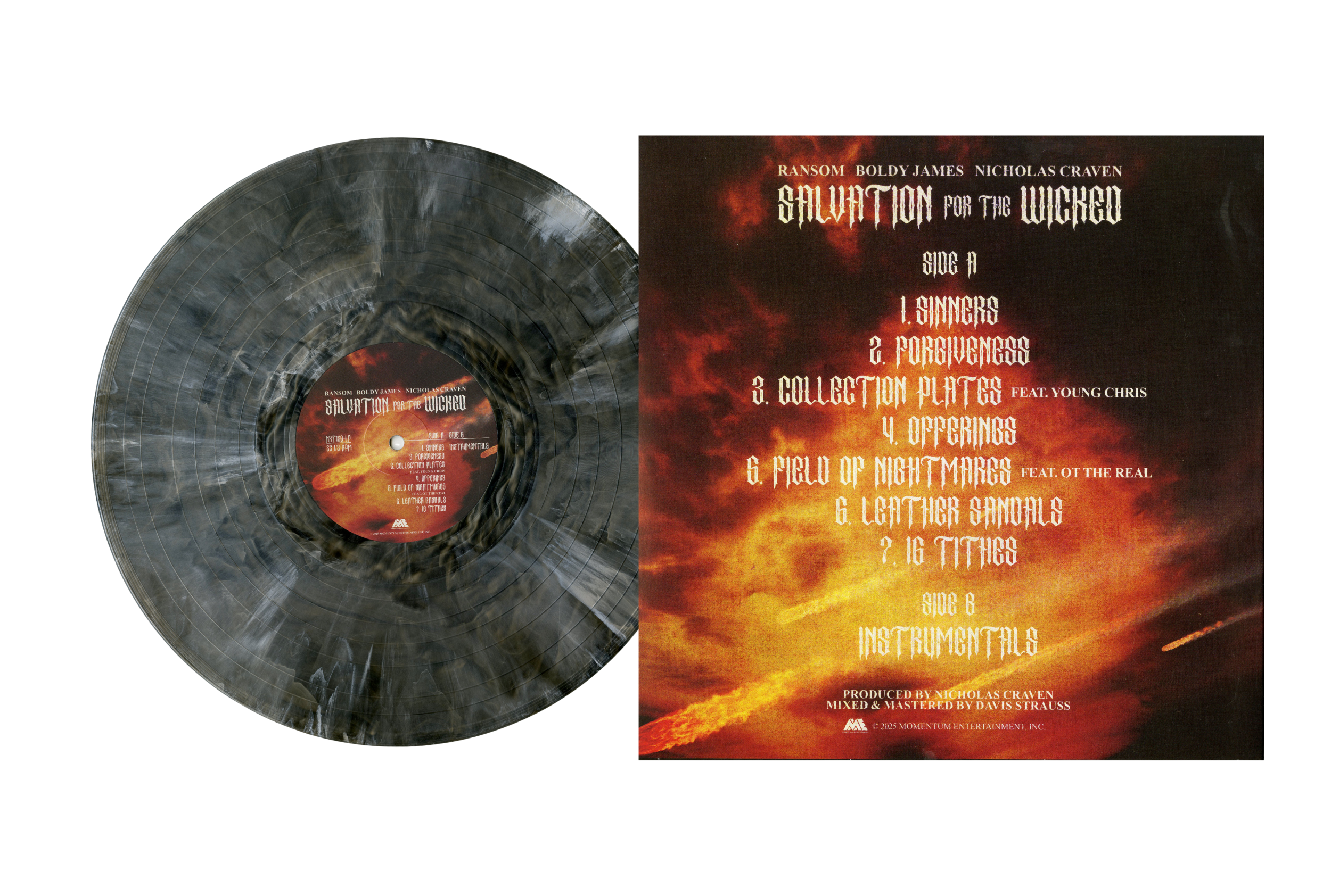 Salvation For The Wicked (Silver Black Ice Colored LP)