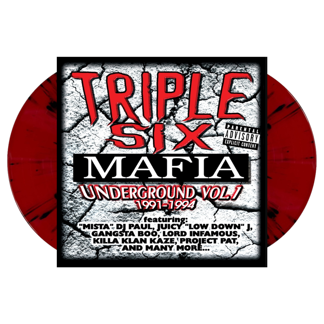 Underground Vol 1. (Red with Black Splatter 2xLP)